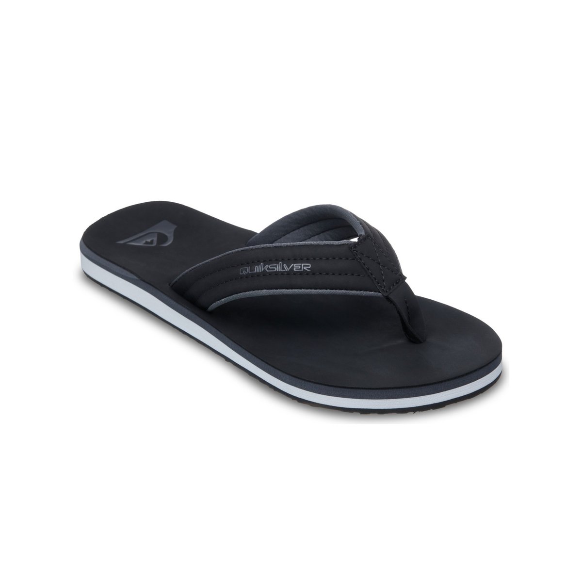 Sandales CARVER NUBUCK noir black 2, QUIKSILVER