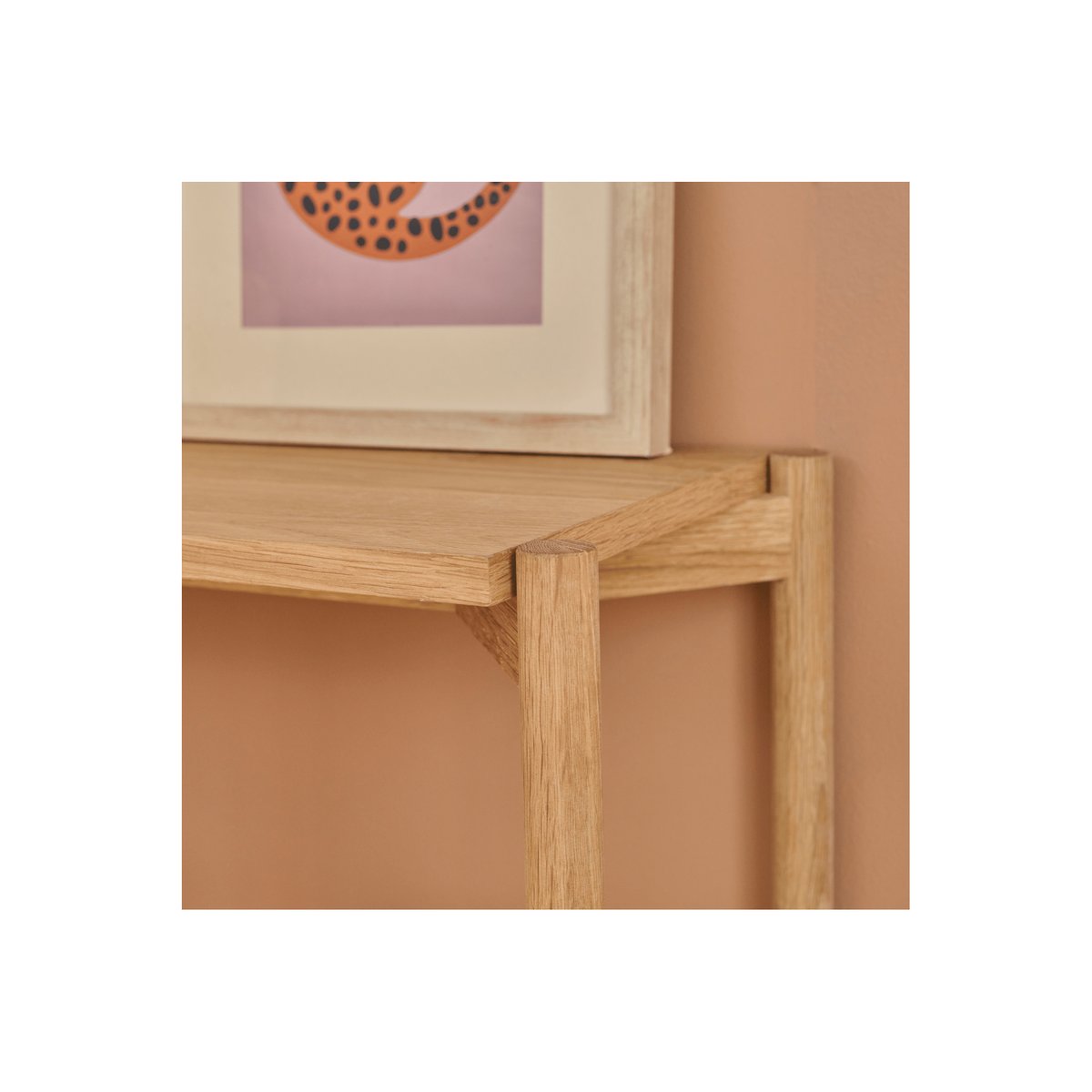 Bibliothèque scandinave en chêne clair 4 tablettes - BRENDA bois clair, HELLIN, DEPUIS 1862