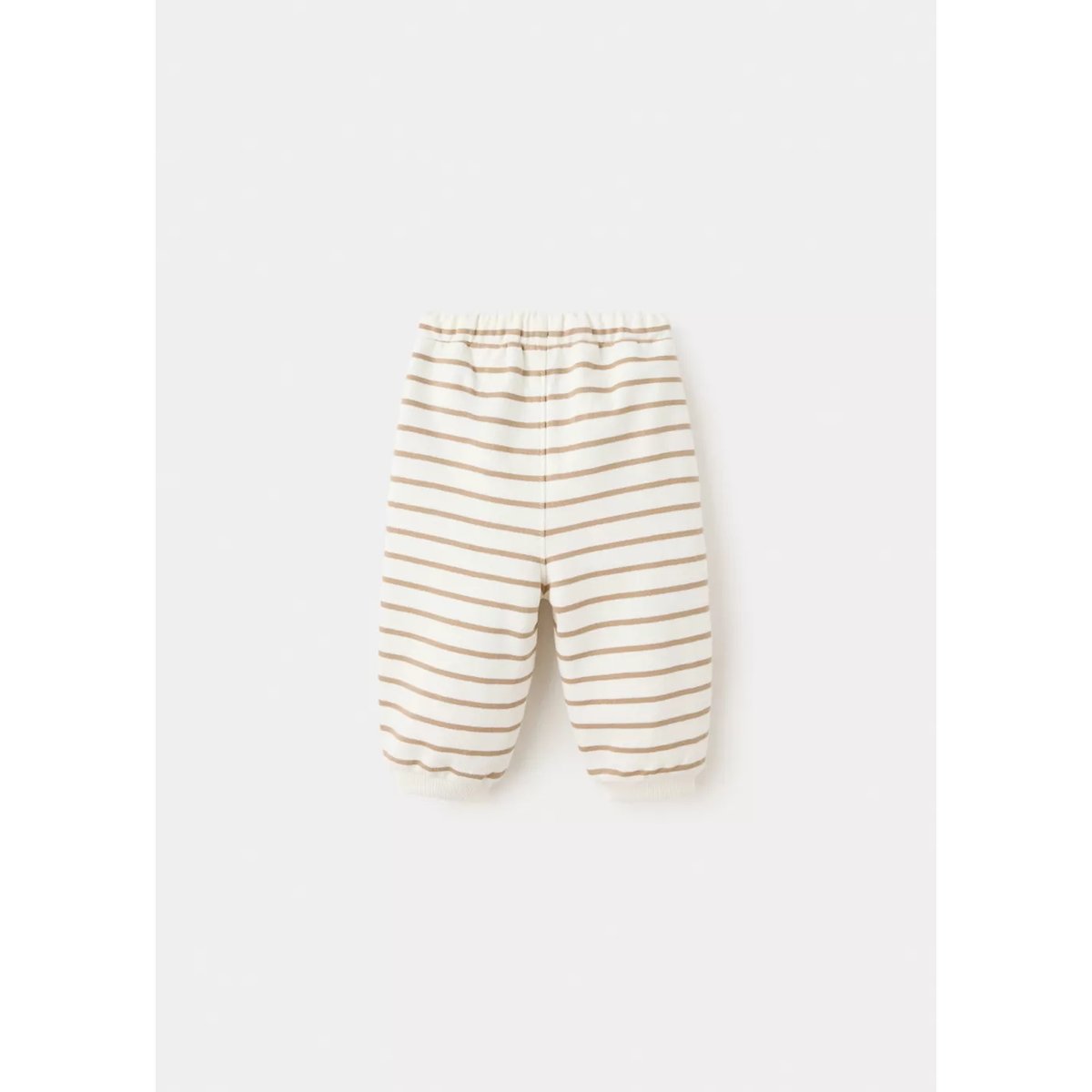 Pantalon de jogging rayures blanc cassé, MANGO BABY