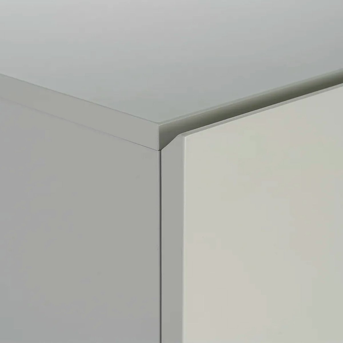 Meuble de télévision design beige et bois 180x40x50cm beige, WADIGA