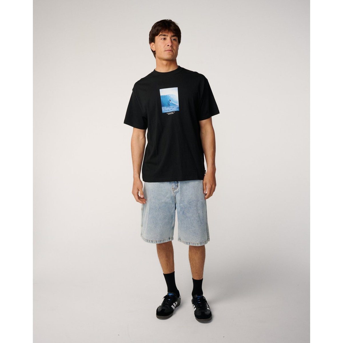 T-shirt Loose SEARCH SERIES Grambeau black, RIP CURL