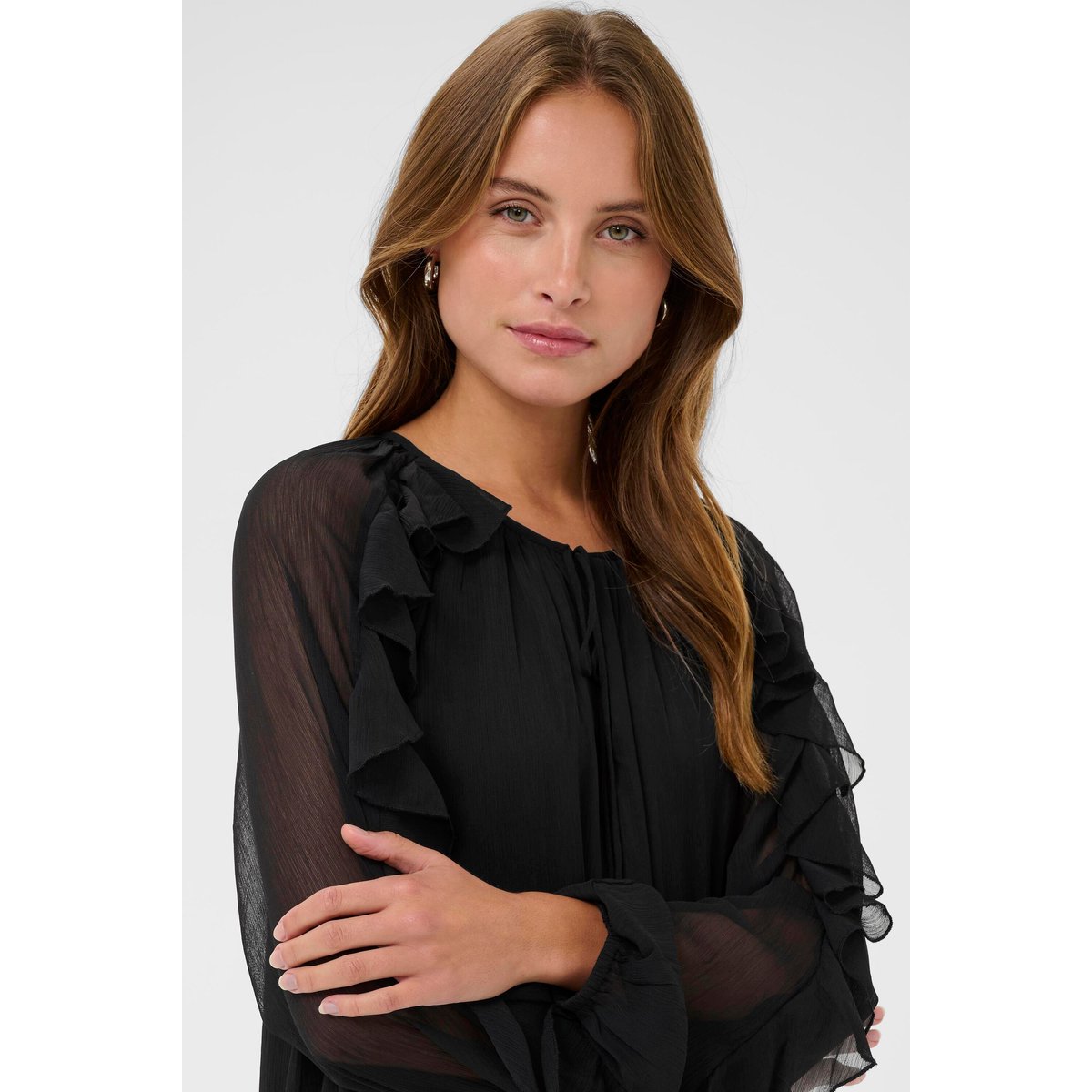 Robe noir black deep, KAFFE