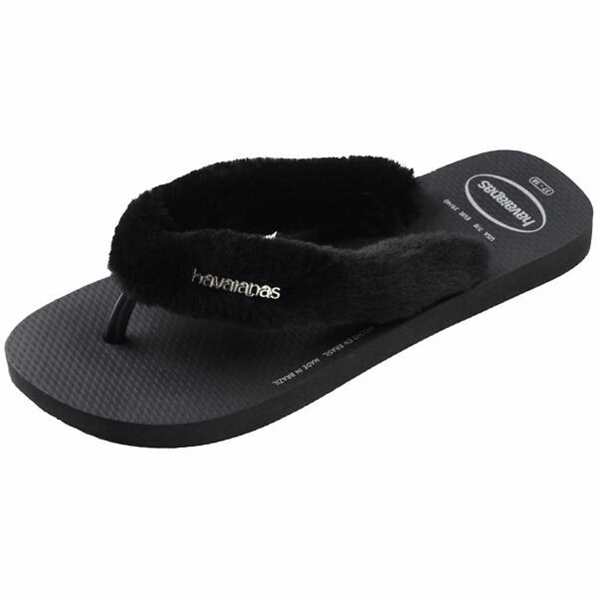 Top Fluffy III Flip Flops black, HAVAIANAS
