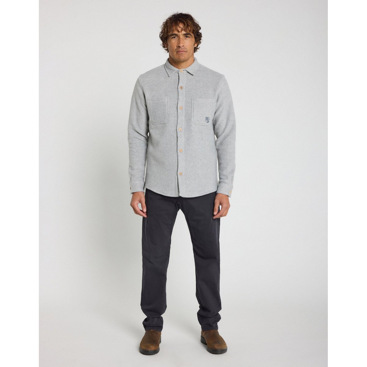 SURCHEMISE POLAIRE HGREY gris, PULLIN