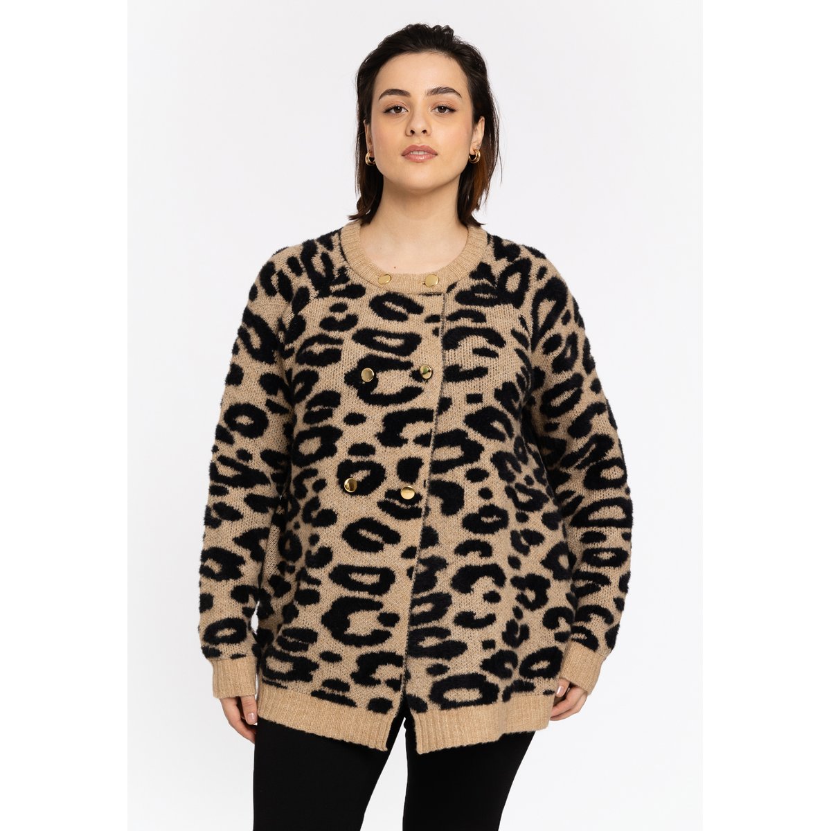 Gilet imprimée noir, YOEK