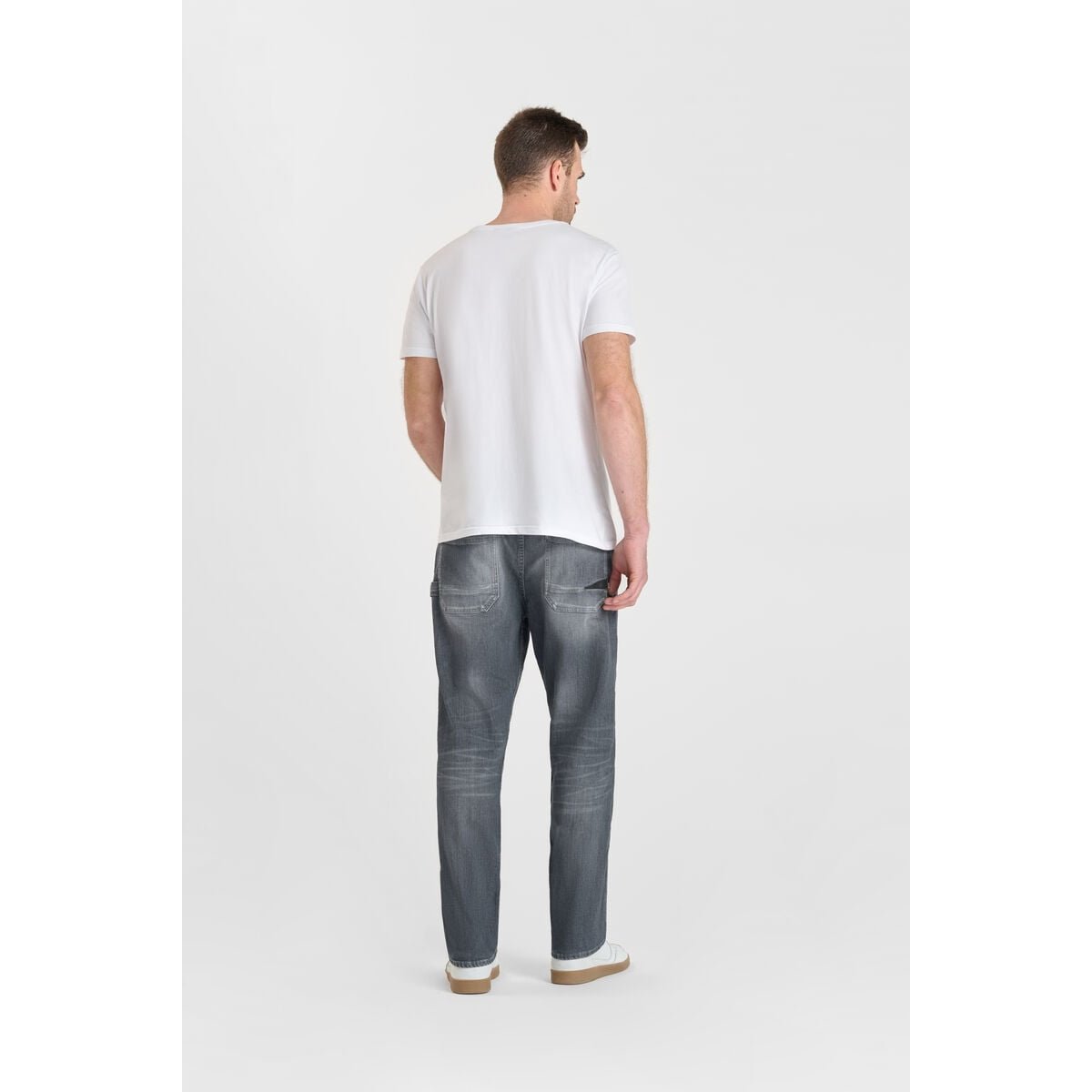 Jeans loose, large loose, longueur 34 grey, LE TEMPS DES CERISES