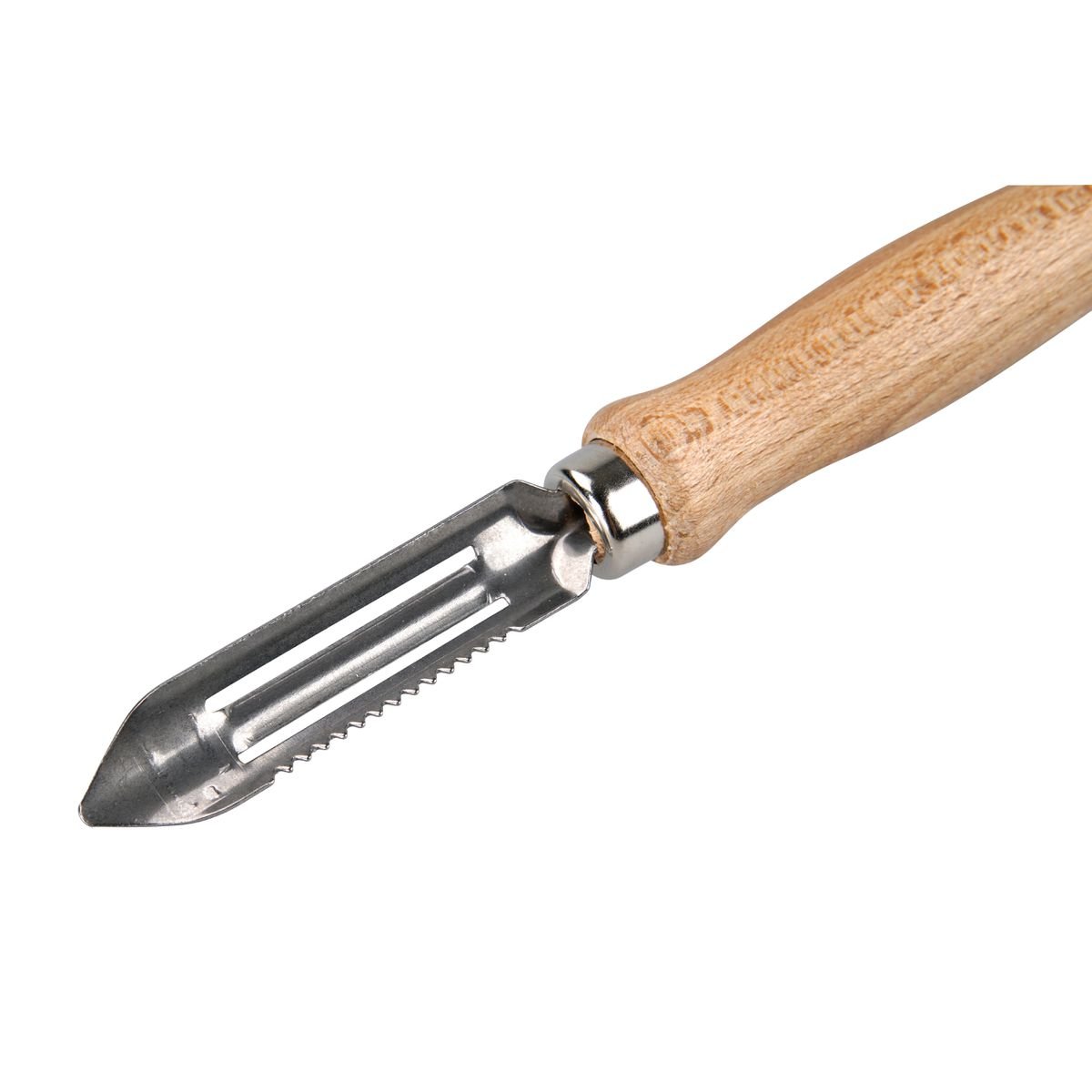 Eplucheur à légumes type économe WOOD EDITION bois,inox, FACKELMANN