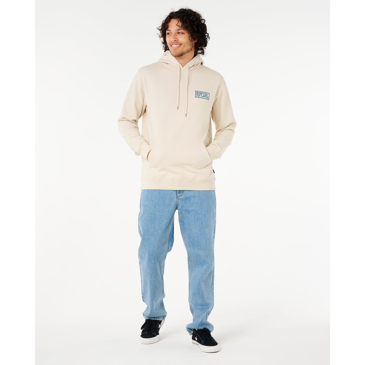 Polaire MADE FOR HOOD vintage white, RIP CURL
