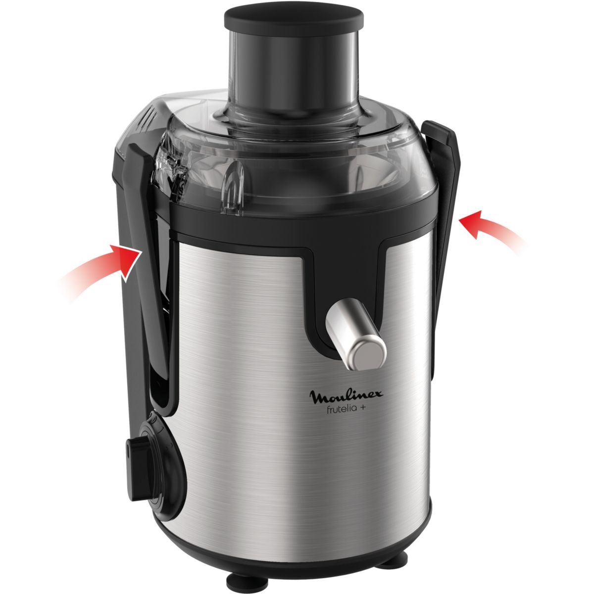 Centrifugeuse Frutélia plus JU420D10 noir/inox, MOULINEX