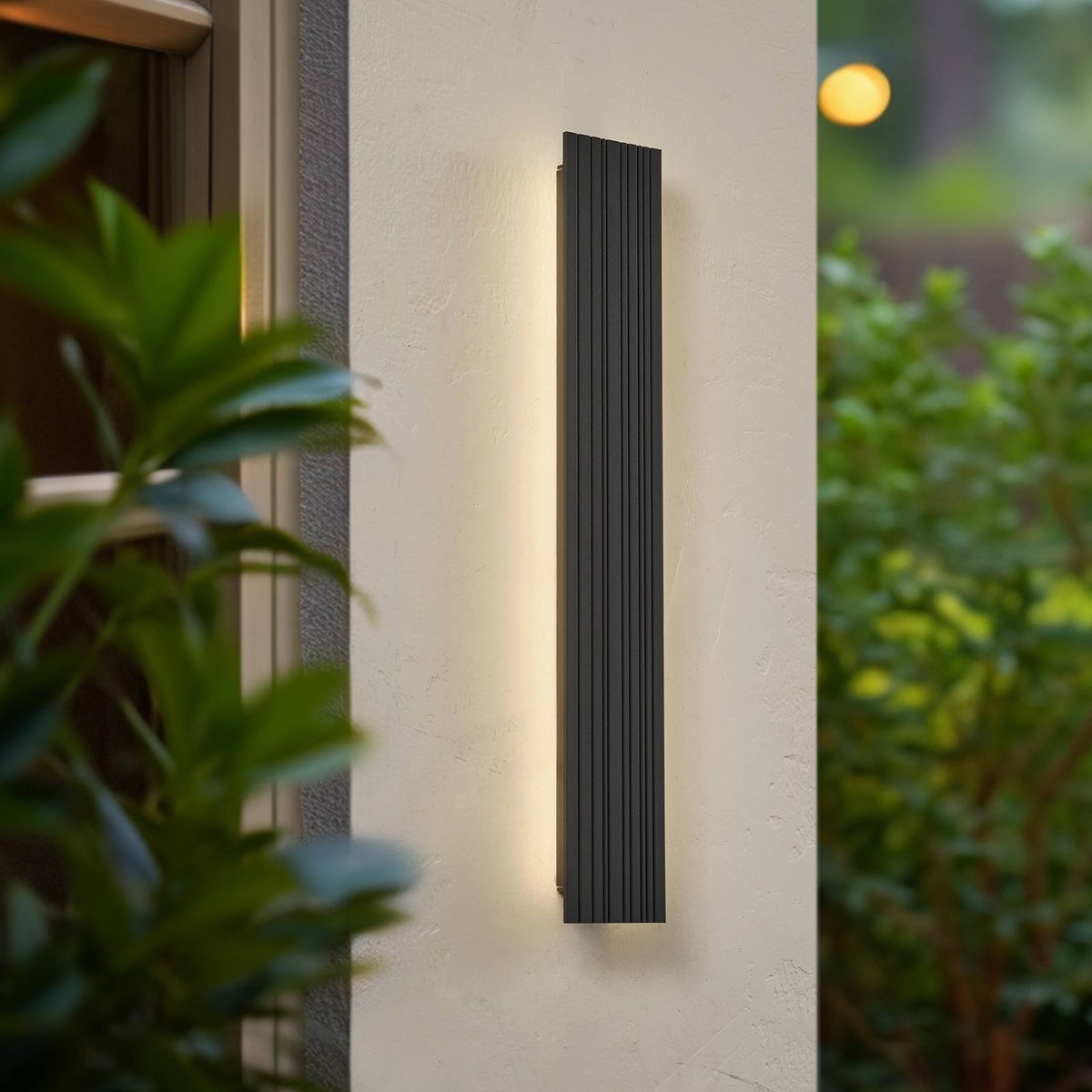 Applique extérieure en aluminium moderneLED anthracite, LUCANDE