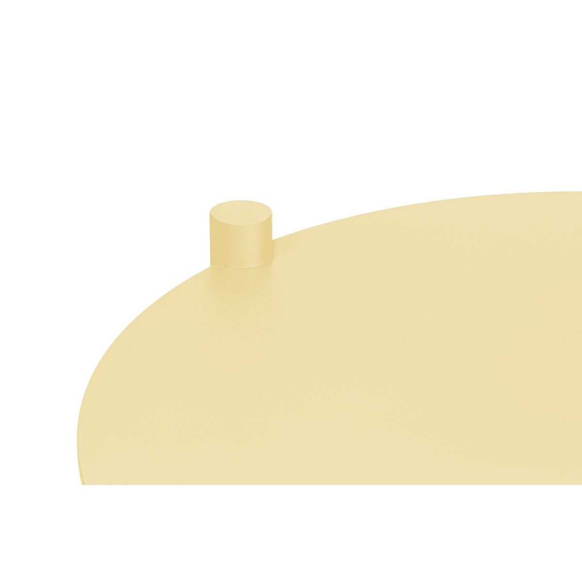 Bout de canapé ANDE butter yellow, NOO.MA