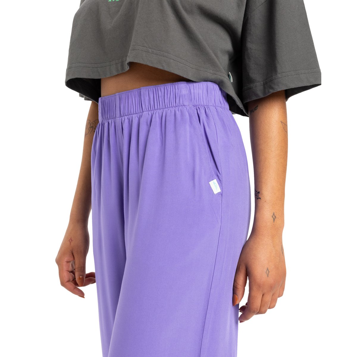 Pantalon à taille élastique HONO violet dusted peri, QUIKSILVER