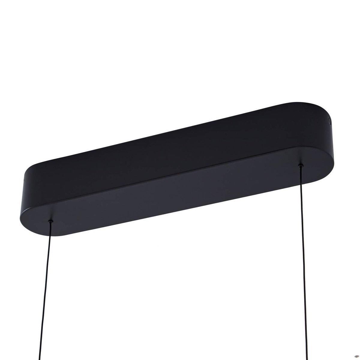 Suspension en métal moderneLED, Solvar noir, LUCANDE