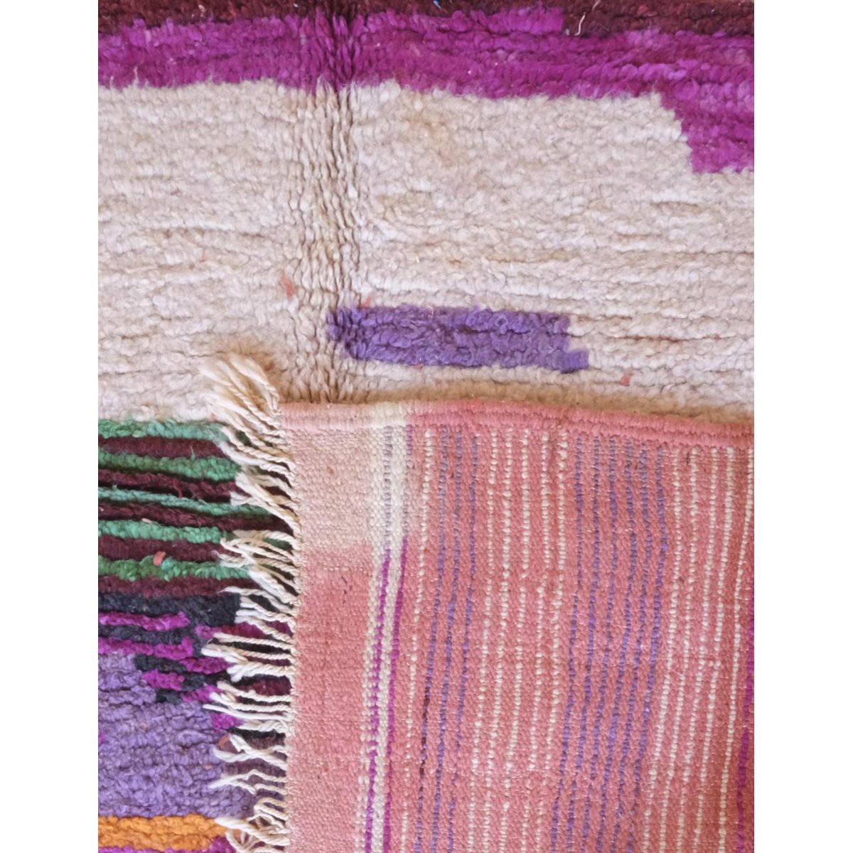 Tapis berbère marocain pure laine 174 x 264 cm palette colorée, AFK LIVING