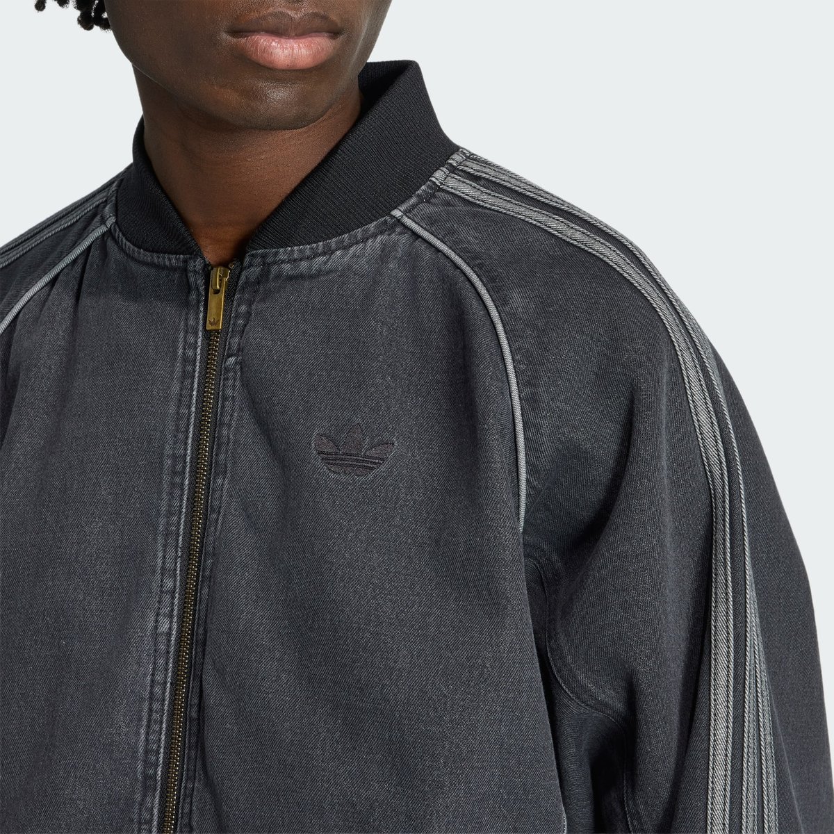 Veste De Survêtement Denim Sst Veste De Survêtement Denim Sst true black denim, adidas Originals