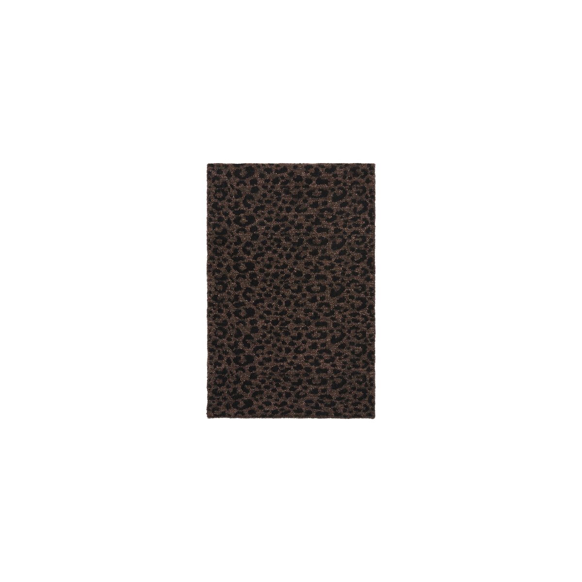 Écharpe enveloppante en laine MILEO marron foncé, CAROLL