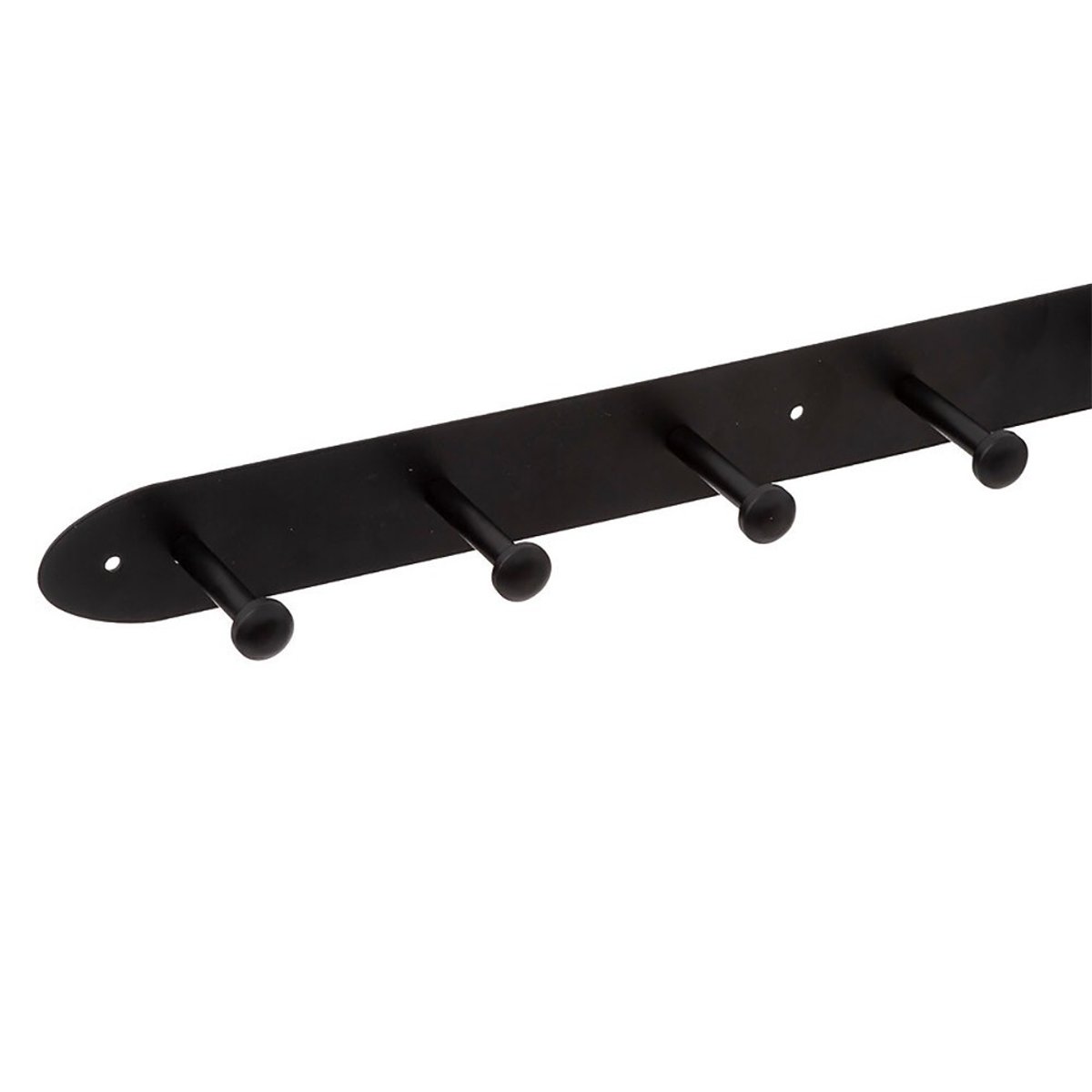 Patère Métal 6 Têtes Noir noir, ATMOSPHERA