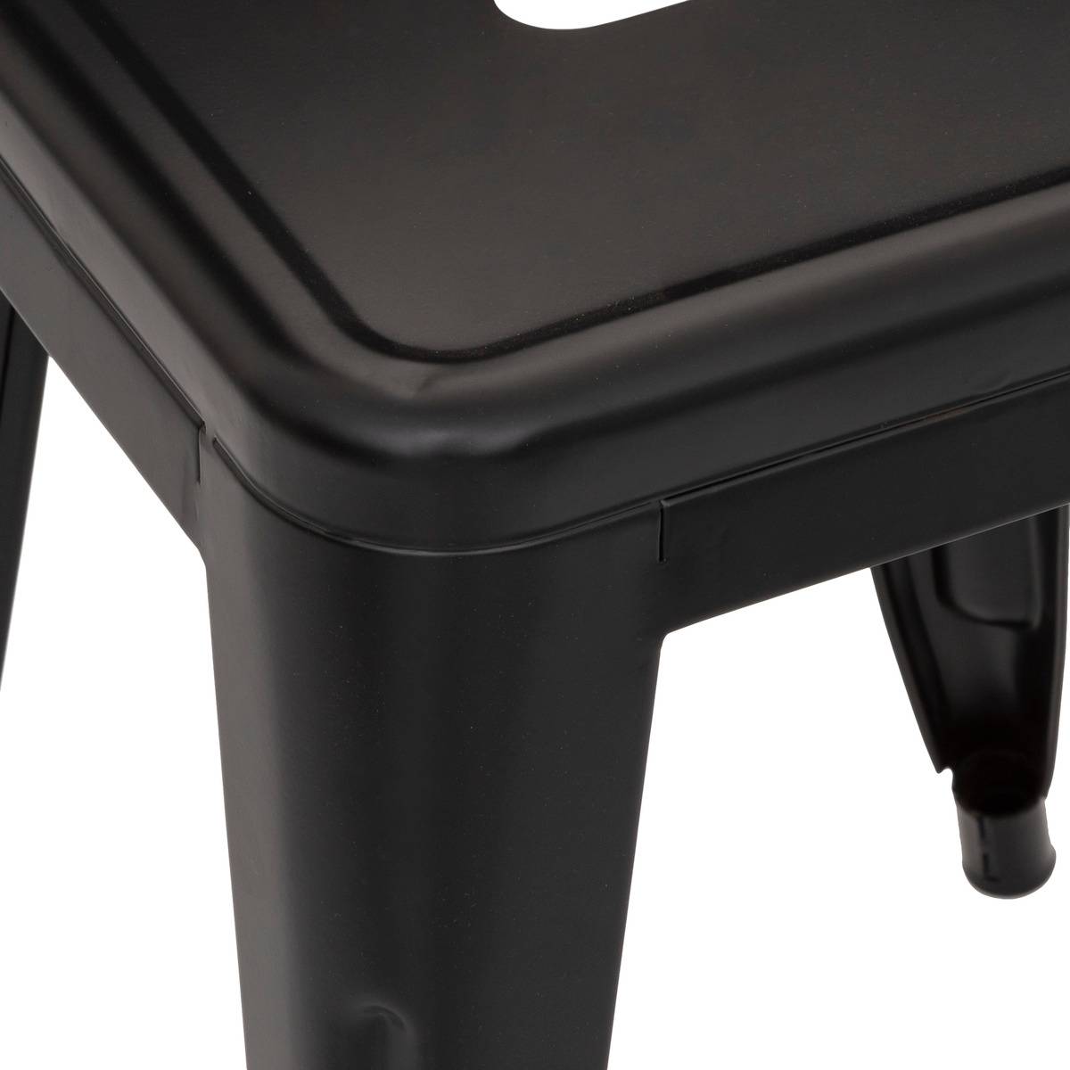 Tabouret NIKO noir, ATMOSPHERA