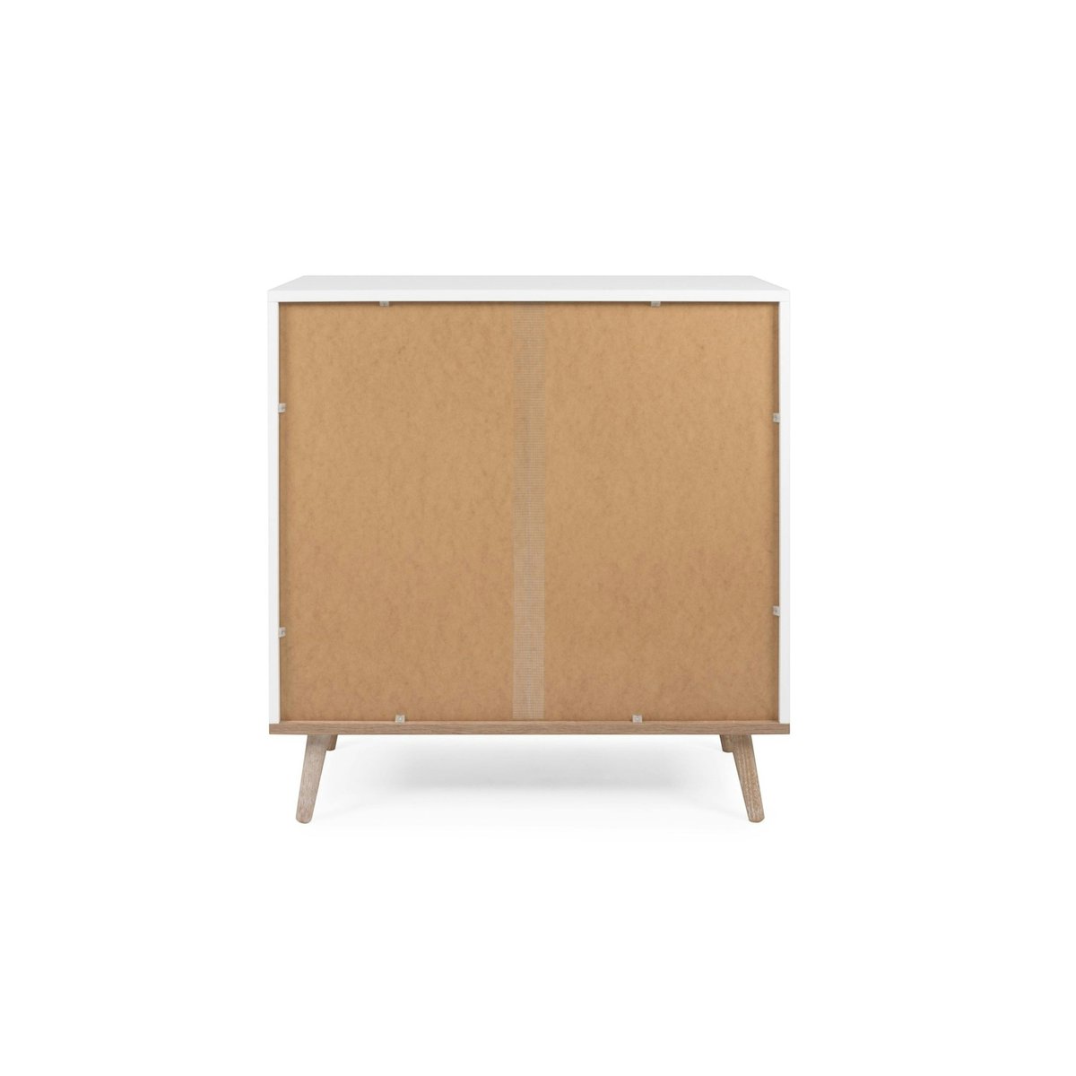 Commode blanche 3 tiroirs style scandinave ALVA blanc, PIER IMPORT