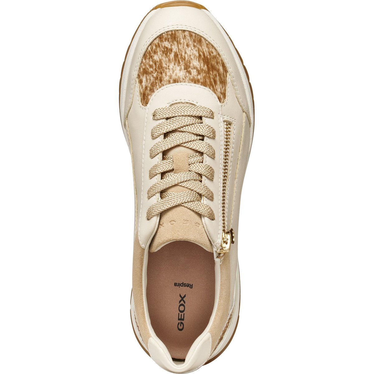 Baskets  D DESYA blanc cassé, GEOX