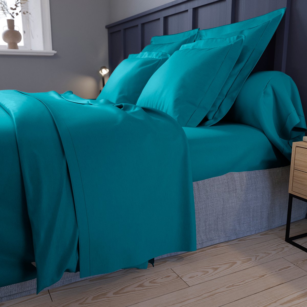 Taie de traversin Partition Satin de coton canard, DODO