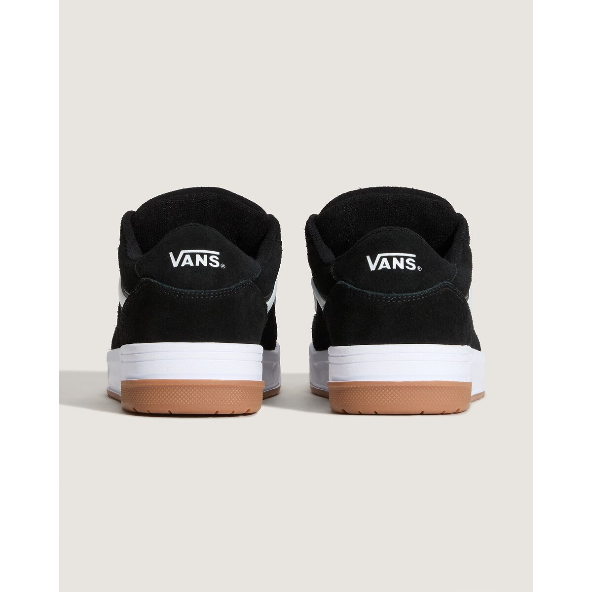 Baskets en cuir HYLANE noir/blanc, VANS