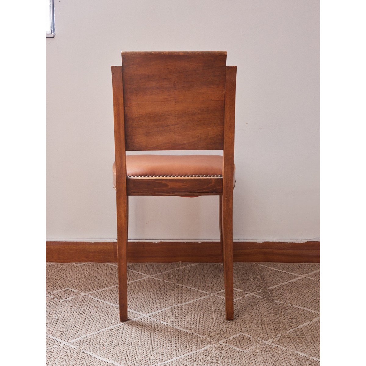 Lot de 4 chaises Art déco Claude N°1341 - Bon état bois clair, DEBONGOUT