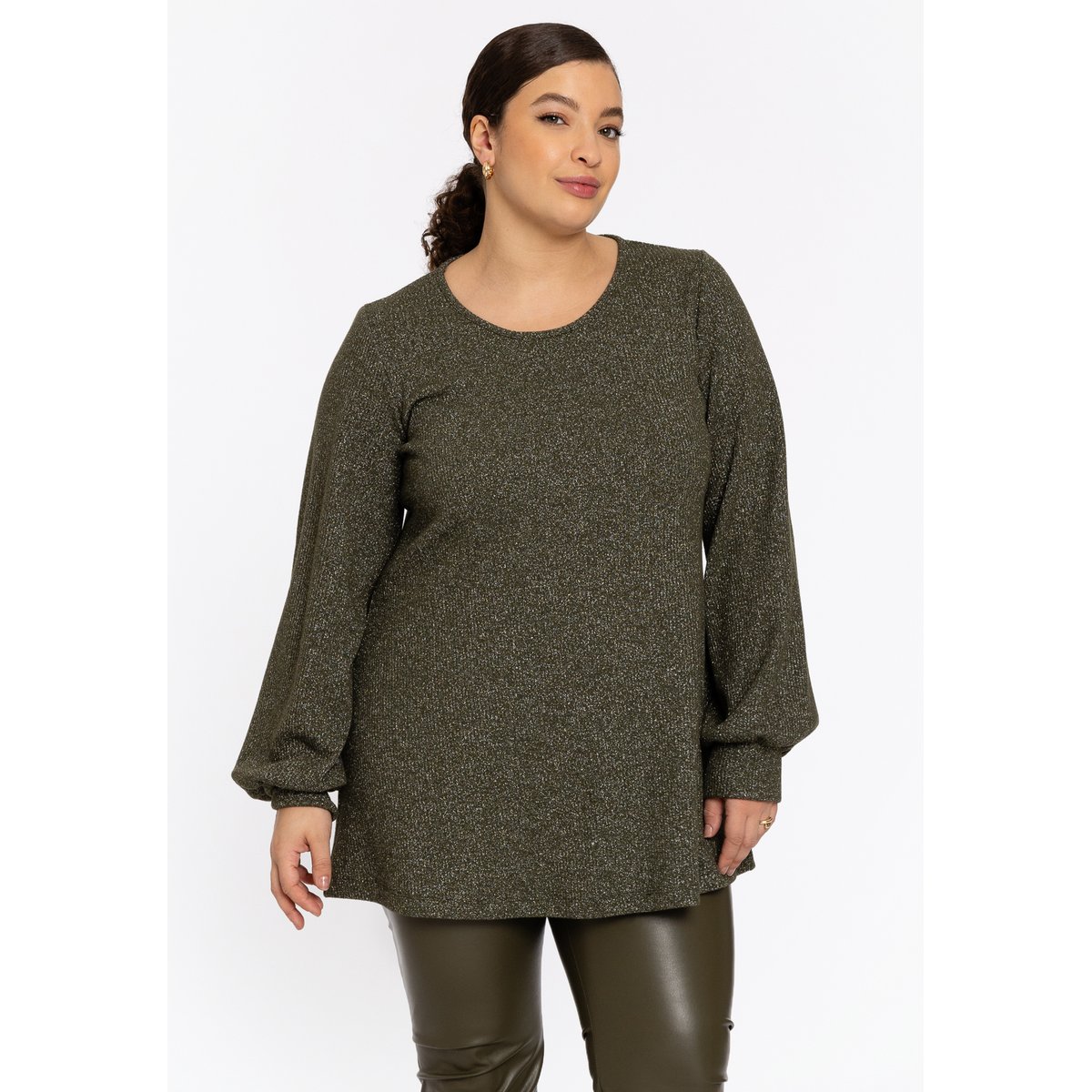 Tunique coupe ample vert clair, YOEK