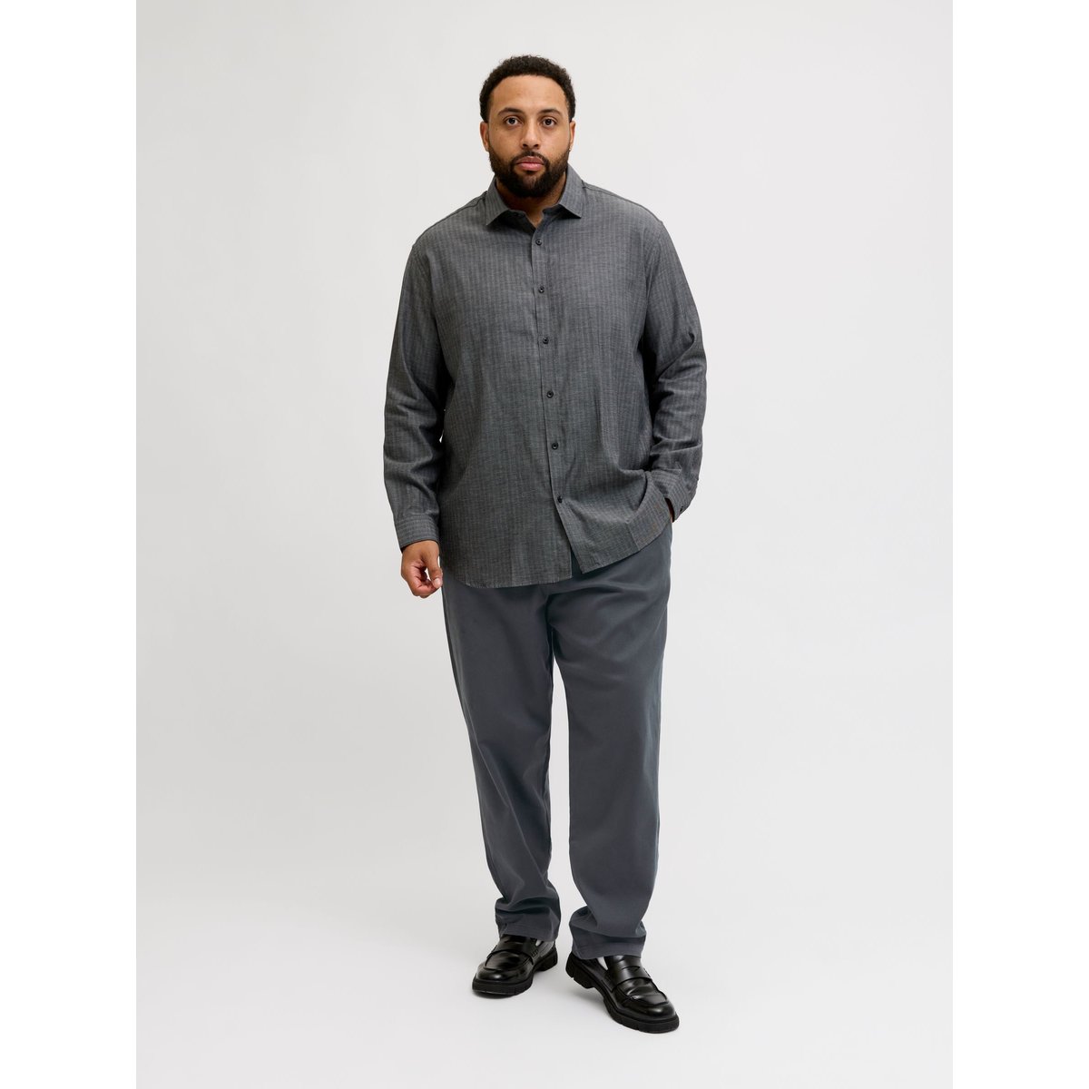 Pantalon Coupe Décontractée grise - woodland gray, JACK & JONES
