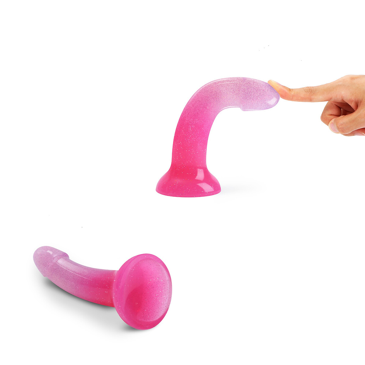 Dildo ventouse Dildolls Sunrise fuchsia, LOVE TO LOVE