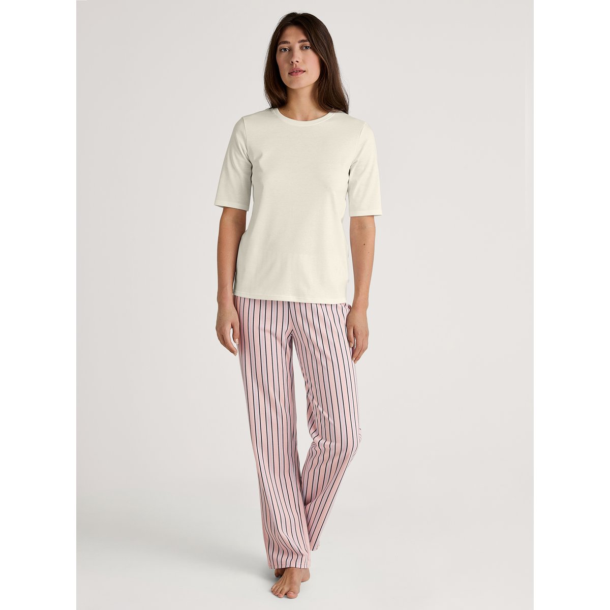T-shirt manches courtes Coton FAVOURITES BEACH blanc étoilé, CALIDA