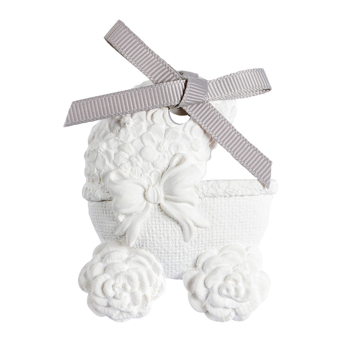 Décor parfumé Berceau Grand modèle - Nounours blanc, MATHILDE M