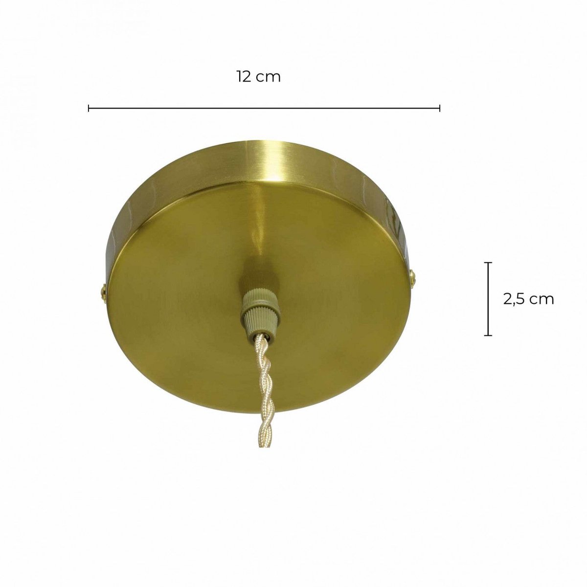 Suspension fleur en verre et métal, ARELI rouge, C-CREATION