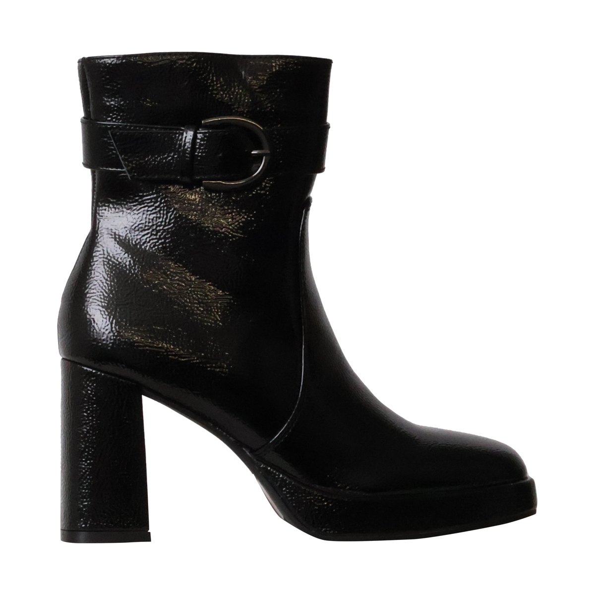 Bottines à Talon Et Zip noir, ENZA NUCCI