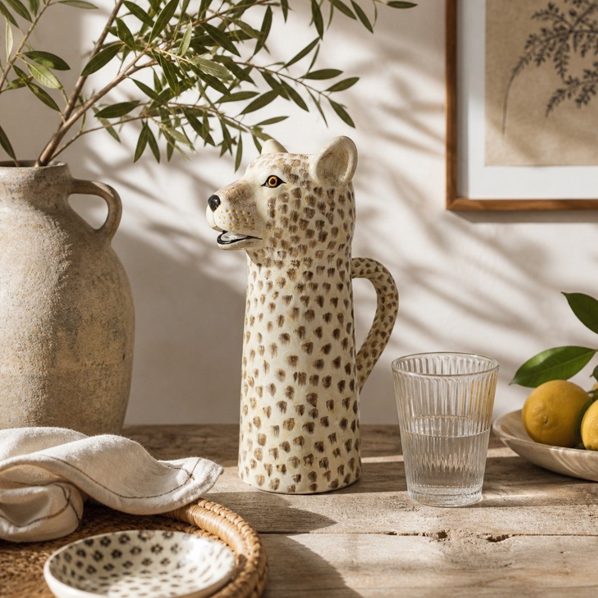 Carafe en forme de léopard, ZOELA autres, ARTIME