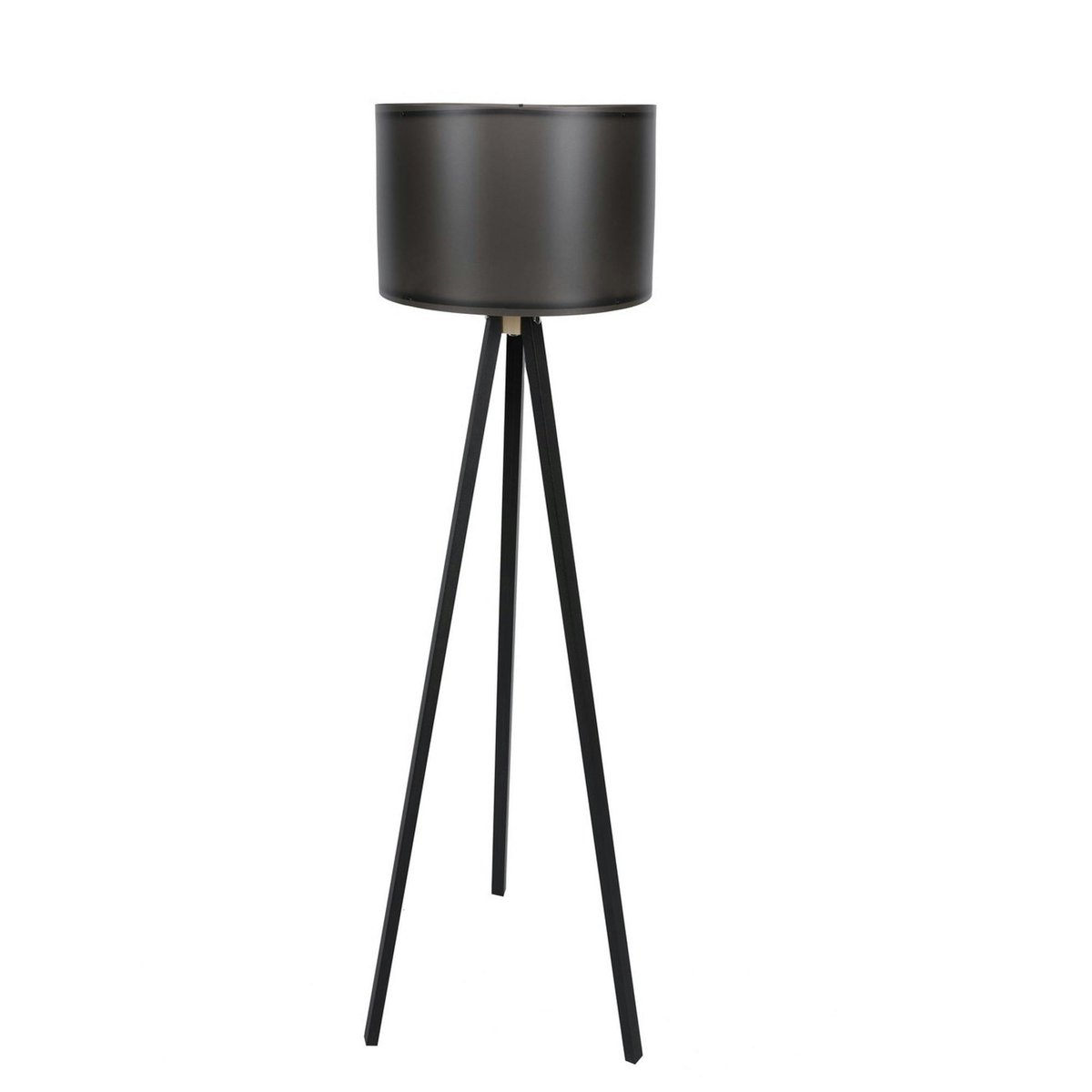 Lampadaire de salon trépied minimaliste KILIS noir, PIER IMPORT