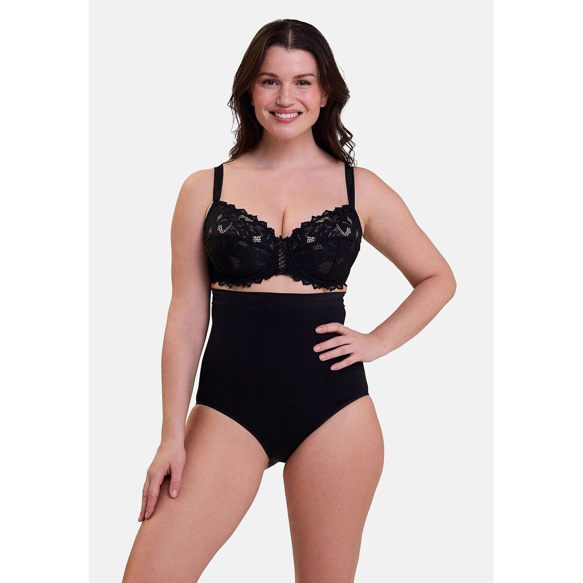 Culotte vita alta modellante Slimmer nero , SANS COMPLEXE