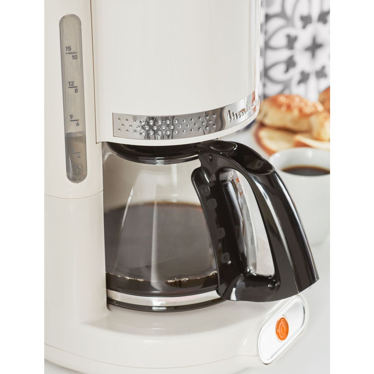 Cafetière filtre FG381A10 SOLEIL IVOIRE ivoire, MOULINEX