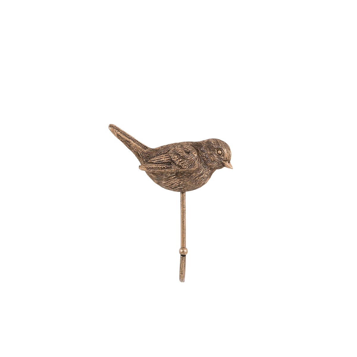 Bird Decorative Hook in Bronze Finish gold-coloured, ÉDITÉ