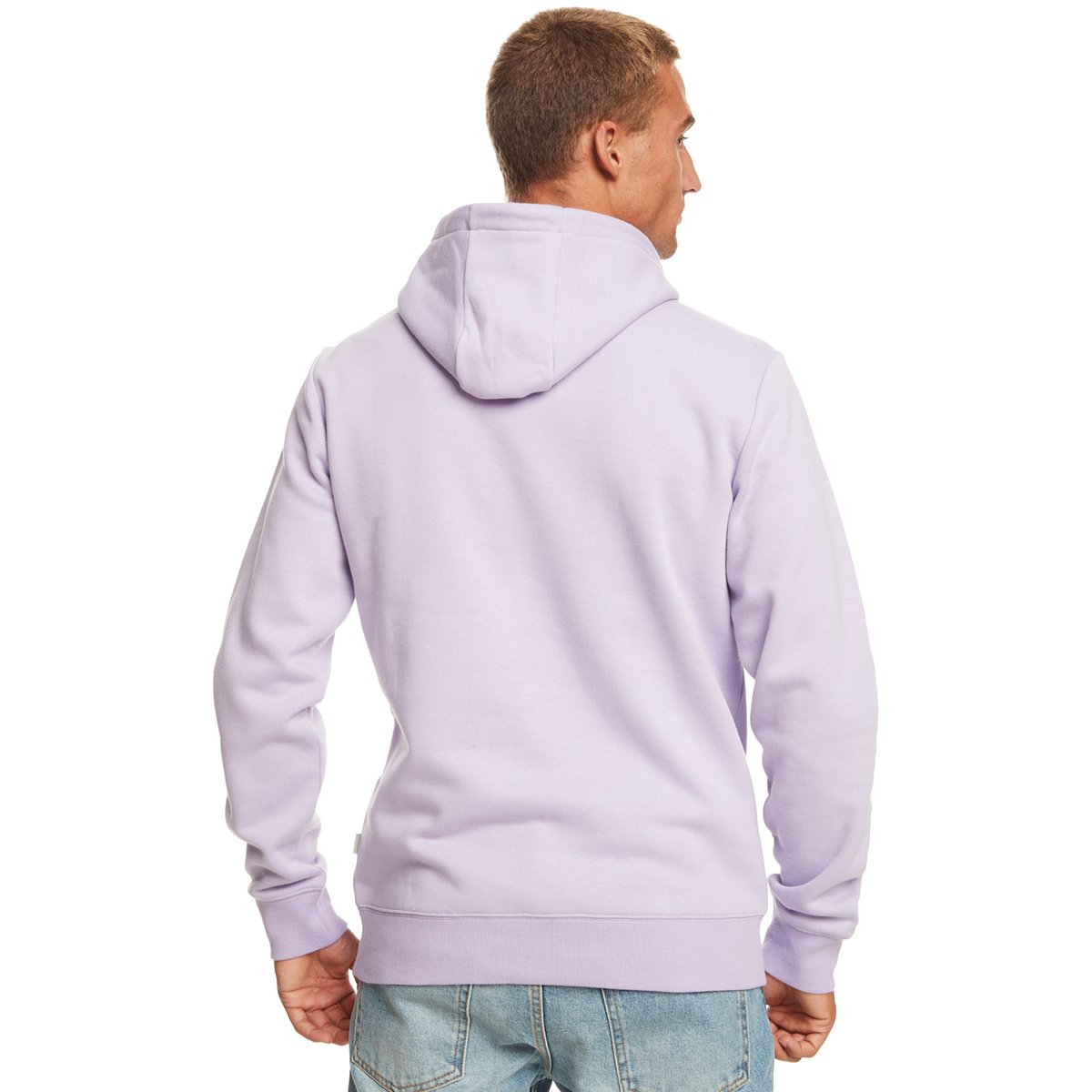 Sweat à capuche big logo hood violet purple rose, QUIKSILVER