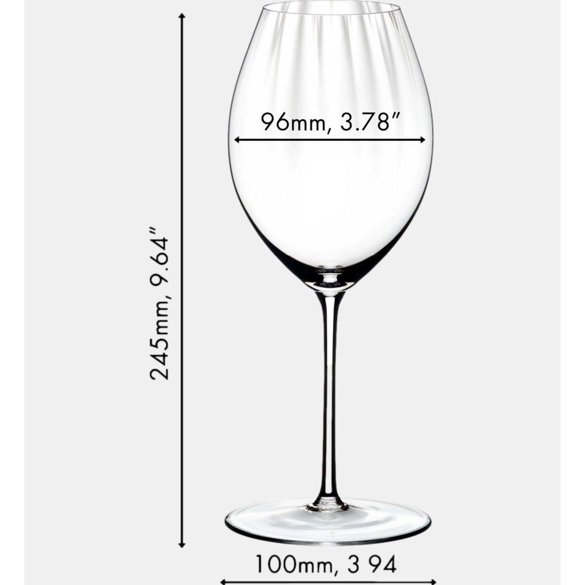 Lot de 2 verres à pied syrah/shiraz transparent, RIEDEL