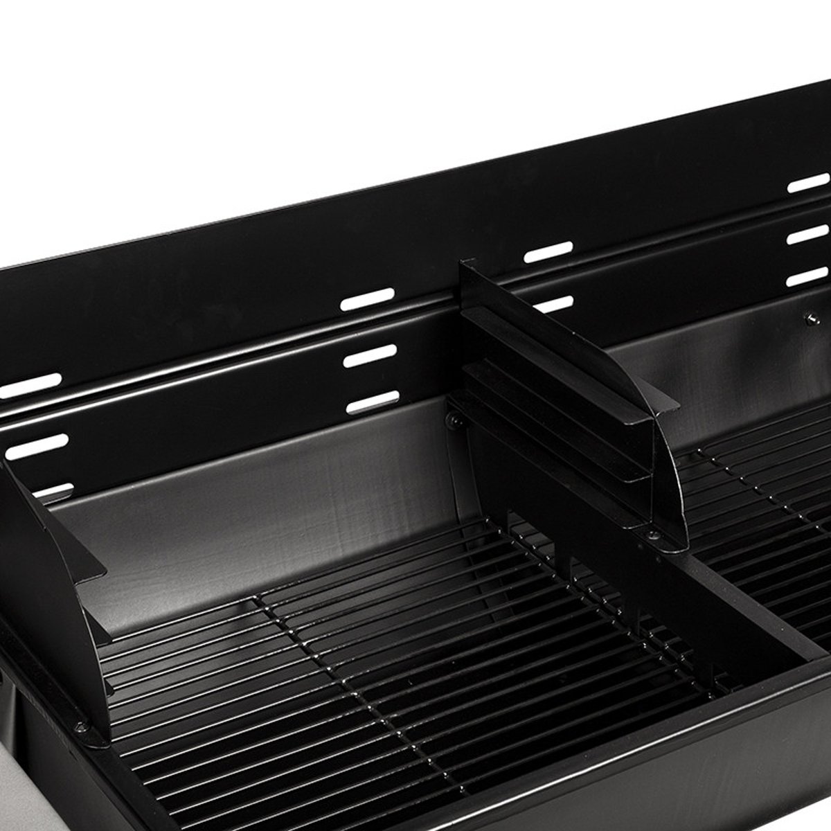 Barbecue double foyer sur chariot noir, SOMAGIC