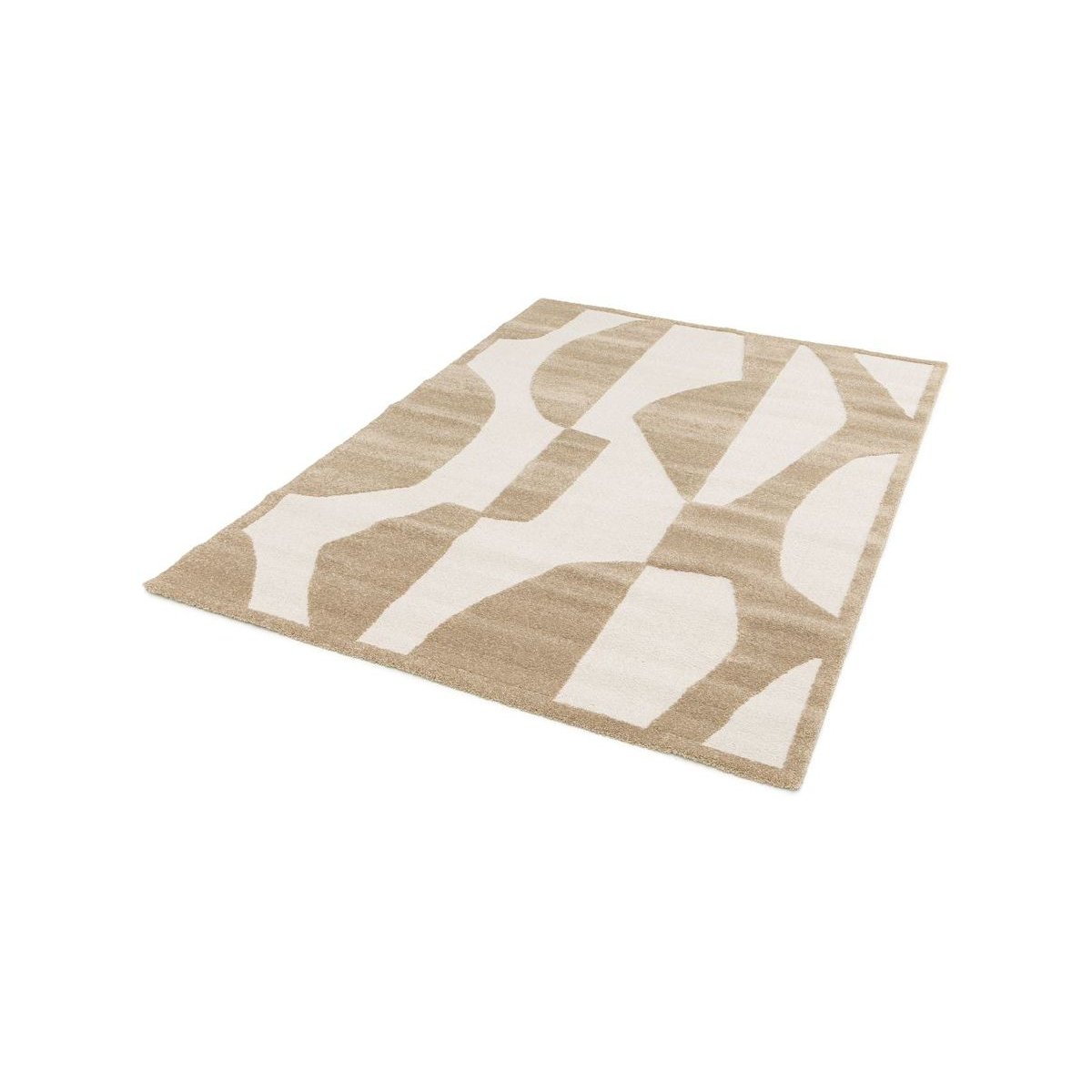 Tapis poils poils courts style , ELIOR marron, BOBOCHIC