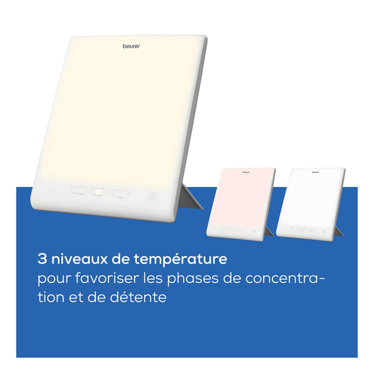 Lampe de luminothérapie TL45 Perfect Day blanc/gris, BEURER