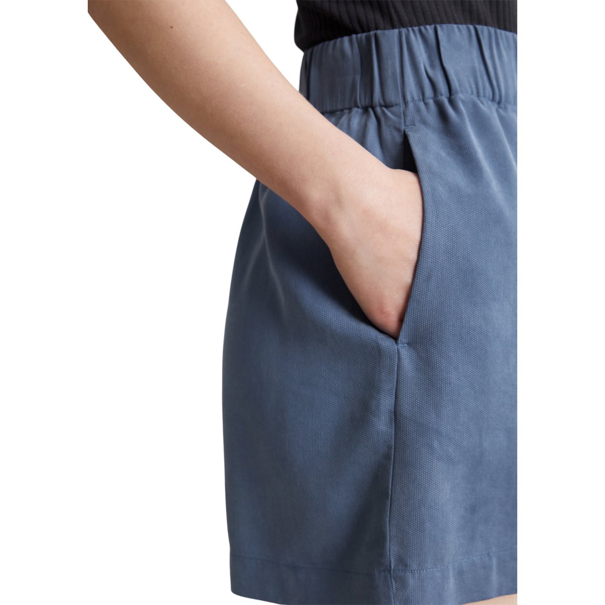 Short régulier en TENCEL™ Lyocell bleu, MARC O’POLO DENIM