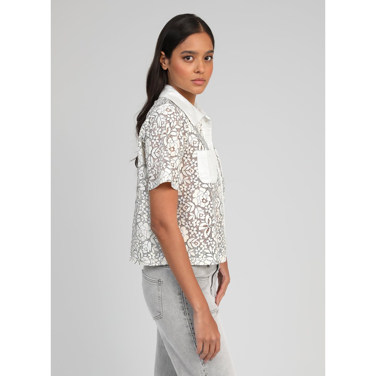 Chemise ATIMIA blanc, AN'GE