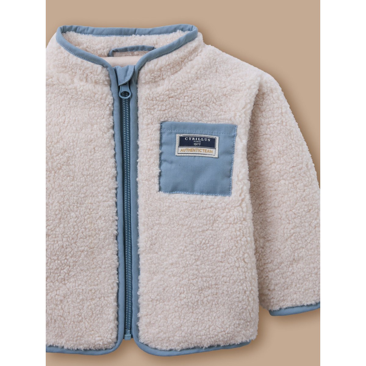 Gilet en sherpa ecru, CYRILLUS
