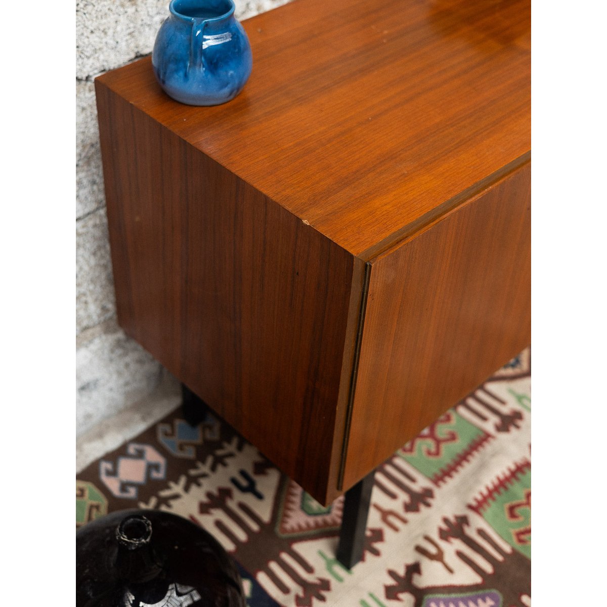 Enfilade scandinave Margaret N°496 - Bon état bois foncé, DEBONGOUT