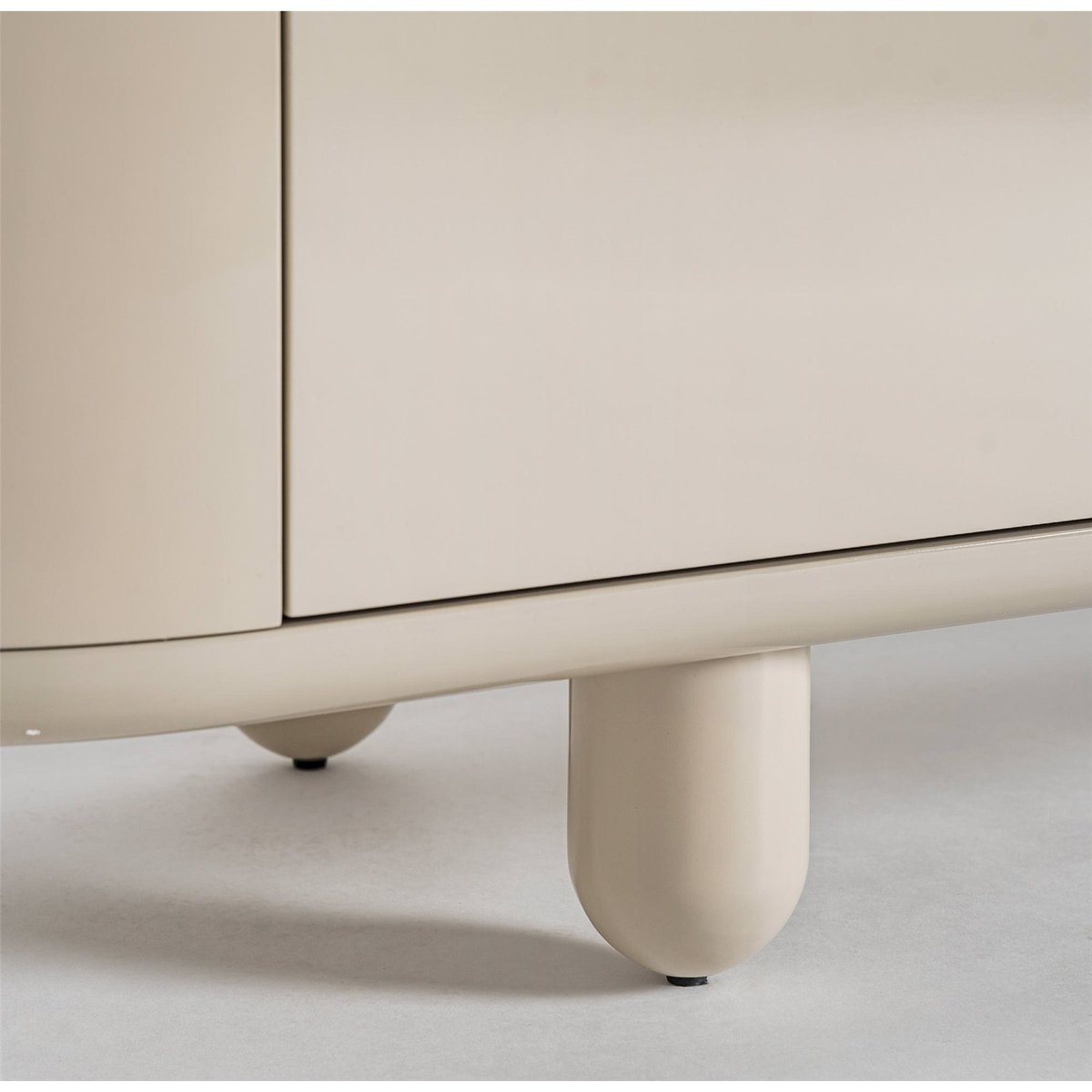 Meuble tv en bois crème brillant contemporain, RECOLLECTION