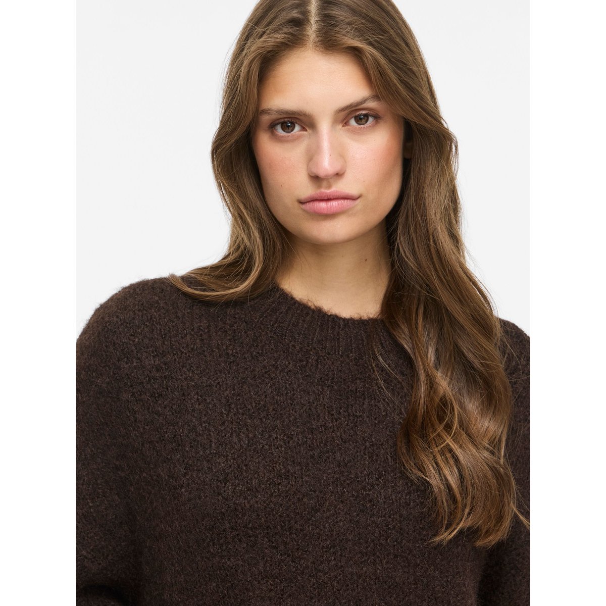 Pull En Maille marron - coffee bean1, VILA